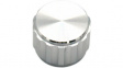 RND 210-00339 Aluminium Knob, silver, 6.4 mm