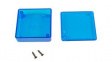 1551TTBU Miniature Plastic Hand Held Enclosure 1551 60x60x20mm Blue ABS IP54