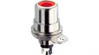 BTO 1 rot RCA chassis socket metallic red