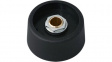 A3131069 Control knob without recess black 31 mm