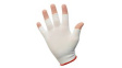 RND 600-00322 [12 шт] Half-Finger Glove Liners, Polyamide, Medium, White, 180mm, Pack of 12 pairs