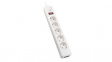 SA0512W-8E5 Outlet Strip 5x DE Type F (CEE 7/3) Socket - DE Type F (CEE 7/4) Plug White 1.8m