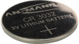 1516-0013 Lithium Button Cell Battery, Lithium Manganese Dioxide 3 V 550 mAh