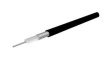 23035506 Coaxial Cable for Microwaves LSFH 1.7mm 50Ohm Silver-Plated Copper Black 25m