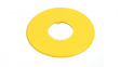 HWAV-0 Blank Nameplate Yellow