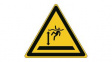300750 ISO Safety Sign - Warning, Deep Water, Triangular, Black on Yellow, Polyester, 1