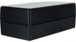 SR36-DB.9 Enclosure with Rounded Corners 128x64x48mm Black ABS