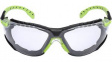 S1201SGAFKT Solus Safety Glasses Anti-Fog Black / Green/Clear 99.9 %