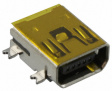 651305142821 Socket, horizontal mini-USB AB 5P