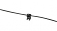 T50REC4A PA66HS/PA66HIRHS BK 500 Cable Tie with Edge Clip Top - Perpendicular / Edge 1-3mm 20