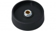 A3150069 Control knob without recess black 50 mm