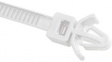T50RSFM-PA66-NAT Arrowhead Cable Tie 205 x 4.6mm, Polyamide 6.6, 225N, Natural