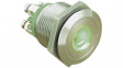 MPI001/TERM/GN Push-button Switch, vandal proof green 19.2 mm 24 VDC 50 mA 1 make contact (NO)
