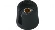 A3016069 Control knob with recess black 16 mm