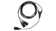 AXC-Y Headset Cable for Training, 1x QD - 2x QD