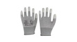 51-680-0505B Conductive ESD Fingertip Coated Gloves, Polyester, Medium, 210mm