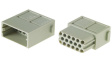 09140173001 Connector Han,10 A,250 V,Pole no.-17,Gender of contacts-Male