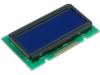 RC1202A-BIY-CSX Дисплей: LCD; алфавитно-цифровой; STN Negative; 12x2; голубой; LED