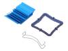 ATS-50310B-C1-R0, Радиатор: штампованный; ребристый; синий; L: 31мм; W: 31мм; H: 7,5мм, Advanced Thermal Solutions