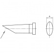 LT BB SOLDERING TIP 2.4MM (10 pcs.) Паяльный наконечник Круглой формы, скошенный на 60°