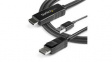 HD2DPMM2M  USB Powered Video Cable, HDMI Plug - DisplayPort Plug, 3840 x 2160, 2m