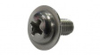 RND 610-00598 [200 шт] Oval-Head Screw, Machine/Pan Head, Phillips, PH1, M2.5, 6mm, Pack of 200 pieces