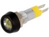 SMPD 08114 Индикат.лампа: LED; вогнутый; 24?28ВAC; Отв: O8,2мм; металл