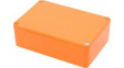 1590B3OR Diecast Stomp Box, Aluminium, Orange, 77 x 116 x 38 mm