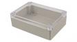 RZ0340C Plastic Enclosure with Clear Lid 171x121x80mm Beige ABS IP65