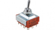 S42 Toggle Switch, On-None-On, Soldering Lugs