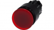 3SU1001-1AA20-0AA0 SIRIUS ACT Mushroom Push-Button front element Plastic, red
