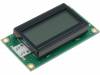 RC0802A-FHY-CSV, Дисплей: LCD; алфавитно-цифровой; FSTN Positive; 8x2; желтый; LED, RAYSTAR OPTRONICS