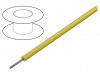 782607 YL005 Провод; HookUp Wire PVC; многопров; Cu; 26AWG; желтый; ПВХ; 600В