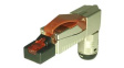 PGS90 Field Termination Plug, RJ45, CAT6a, 8 Contacts, 8 Positions