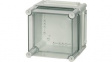 EKHA 180 T Enclosure, PC, Transparent Cover, 190 x 190 x 180 mm, IP66/67, Polycarbonate, EK