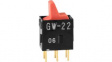 GW22LCP Rocker Switch 2CO ON-ON Black / Red