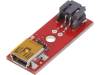 PRT-10401, Модуль: зарядное усторойство Li-Po/Li-Ion; 5ВDC; USB B micro, SparkFun Electronics