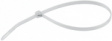 TY 525 M Cable Tie 186 x 4.8mm, Polyamide 6.6, 222N, White