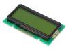 RC1202A-YHY-CSX Дисплей: LCD; алфавитно-цифровой; STN Positive; 12x2; зеленый; LED