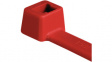 TR150R(H)-PA66-RED Cable Tie 365 x 7.6mm, Polyamide 6.6, 670N, Red