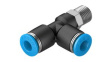 QSTL-1/8-6 Push-In T-Fitting, 43.3mm, Compressed Air, QS