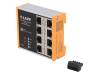PNF08T Промышленный модуль: switch Ethernet; управляемый; 18?30ВDC