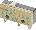 XCG8-81, Micro switch 0.1 A Snap-action switch 1 change-over (CO), SAIA-BURGESS