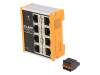 UF08T Промышленный модуль: switch Ethernet; неуправляемый; 18?30ВDC