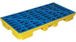 SC-SD2 Spill Containment Pallet, Load max. 500 kg, Yellow / Blue