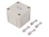11040101, Enclosure without knock outs grey, RAL 7035 Polystyrene IP 66 N/A TK-PS, Spelsberg