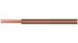 3073 BR005 [30 м] Stranded wire, 0.50 mm2, brown Stranded tin-plated copper wire PVC