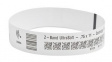 10015356K Wristband, Polypropylene, 25 x 279mm, 175pcs, White