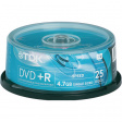 DVD+R47CBED25 [25 шт] DVD+R 4.7 GB 25-pack Cakebox 16x