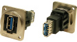 CP30205NM3 USB Adapter in XLR Housing, 9, USB 3.0 A